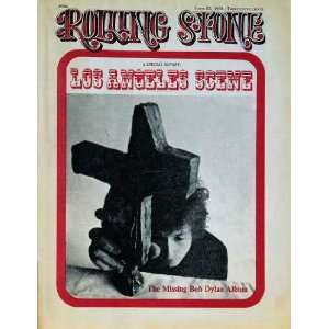  Rolling Stone Cover of Bob Dylan by unknown. Size 20.00 X 