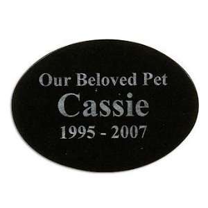  Laser Engraved Oval Pet Memorial Plaque   8   Frontgate 