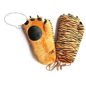  Animal gloves / Tiger Paw Winter Hand Gloves *yellow 