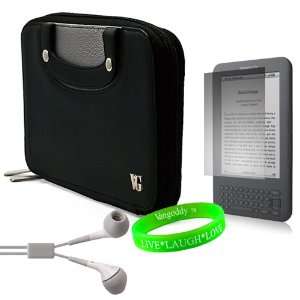  Black Melrose Carrying Case Leather for  Kindle 3 (Wifi 