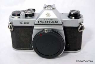 Pentax K1000 camera body only 35mm film SLR rated 8  027075045002 