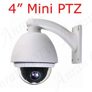   570TVL 10x Optical Mini Outdoor CCTV Surveillance PTZ Camera  