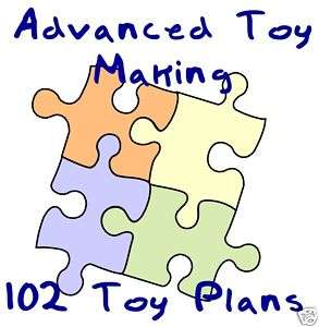 How to Build Wooden Toys 102 Complete Toy Plans on CD  