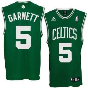adidas Boston Celtics #5 Kevin Garnett Youth Green Replica Basketball 