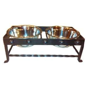  Mission Style Double Pet Feeder by The Pomeroy Collection 