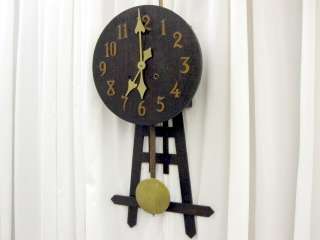Antique Sessions Mission Style Wall Clock Early 1900s  