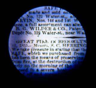 VINTAGE 8MM MICROFILM Photo 1856 ARTICLE BROOKLYN FIRE 1855 NEW 