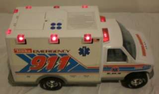 Tonka Emergency 911 Ambulance 3844 W Lights & Sound LOOK  