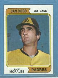 1974 Topps #387 RICH MORALES SD EX MT+ *23  