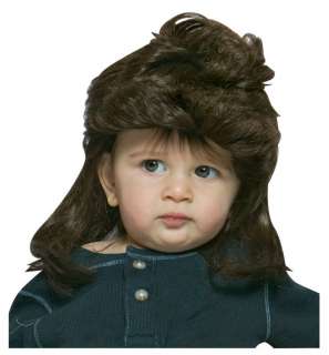 24 Months Brown Mullet Wiggie   Wigs for Babies  