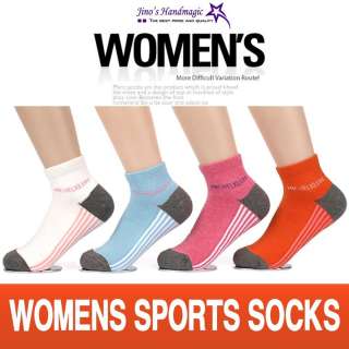   Pair (Color) Womens Double Cushion Premium Sports Ankle SOCKS  