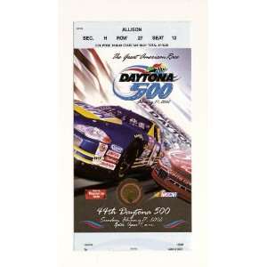  2002 Daytona 500 Ticket 