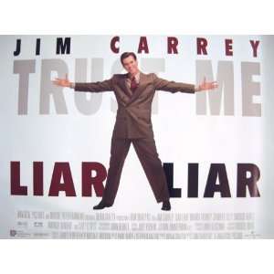  Liar Liar   Jim Carrey   Original British Movie Poster 