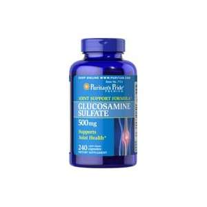  Glucosamine Sulfate 500 mg 500 mg 240 Capsules Health 