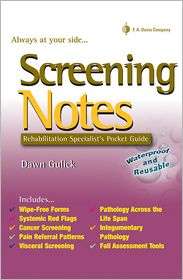   Pocket Guide, (0803615736), Dawn Gulick, Textbooks   