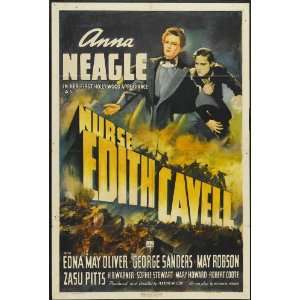  Nurse Edith Cavell (1939) 27 x 40 Movie Poster Style A 
