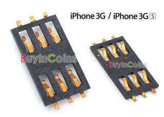 SIM Card Connector Contact Plate Part for iPhone 3G 3GS  