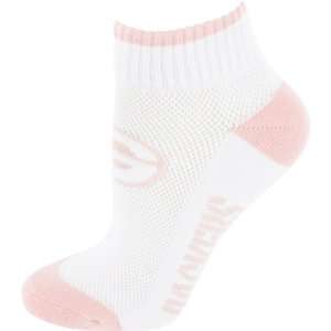  Green Bay Packers Ladies White & Pink Low Cut Socks (Size 