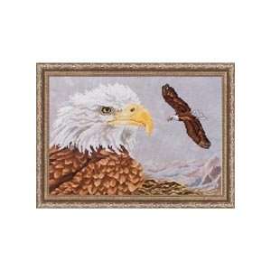 Bald Eagle Counted Cross Stitch Kit Arts, Crafts & Sewing