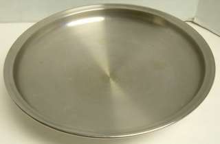 Chefs Ware 11” Chicken Skillet Fry Pan / Lid Stainless Steel 18 8 