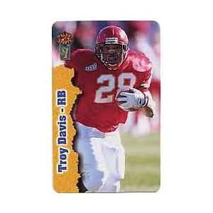   Sports $1. Troy Davis, Running Back (Card #17 of 50) 