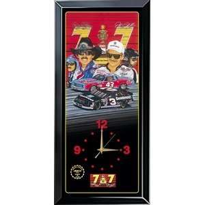  Dale Earnhardt / Richard Petty 7&7 Clock by Jebco Sports 