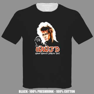 Labyrinth David Bowie movie 80s t shirt ALL SIZES  