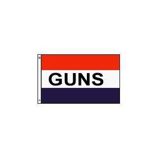    NEOPlex 3 x 5 Guns Advertising Business Flag
