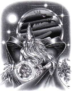 Wizard Dragon Head Fantasy Magic HOODIE XXXL 3X  