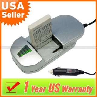 Universal Battery Charger with USB For Olympus Li 40b  