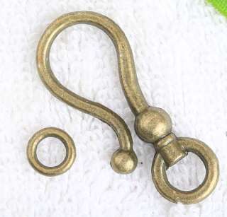 20set Antique Bronze S Clasp Hook Toggle C0247 3  