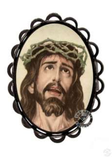 Jesus Christ Crown of Thorns Cameo Ring  