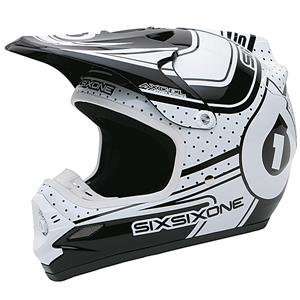   SixSixOne Flight II Hybrid LTD Helmet   Medium/White/Black Automotive