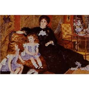  Mme. Charpentier and her Children by Auguste Renoir, 17 x 