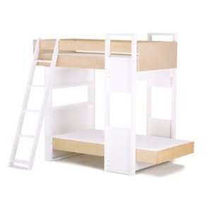  Uffizi Bunk Bed White and Birch