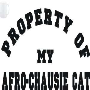  Mug White  PROPERTY OF MY Afro Chausie  Cats Sports 