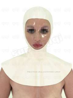 Latex/Rubber 0.45mm Nun Mask Hood catsuit costume party  