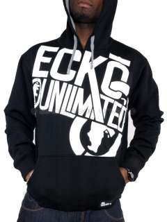 Ecko Unltd Gonzales II Pullover Hoodie Black S M L XL  