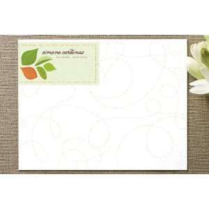  Whirling Leaves Personalized Stationery Health & Personal 