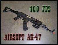 400 FPS Metal AK 47S AK 47 Airsoft AEG Rifle RIS 900E  