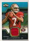 COLIN KAEPERNICK 2011 TRIPLE THREADS ROOKIE JERSEY LAUNDRY TAG PATCH 1 