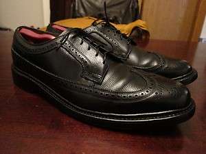   Florsheim Imperial V Cleat Leather Wingtip Oxford Dress Shoes Sz 10C