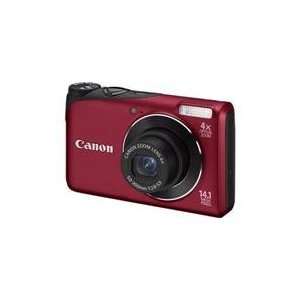  Exclusive PShot A2200 14.1MP 4x Red By Canon Cameras Electronics