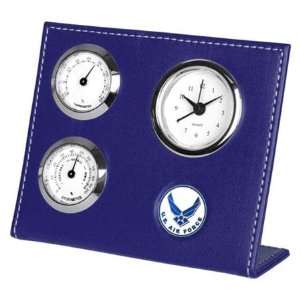  U.S. Air Force MILITARY Weather Station Desk Clock Sports 