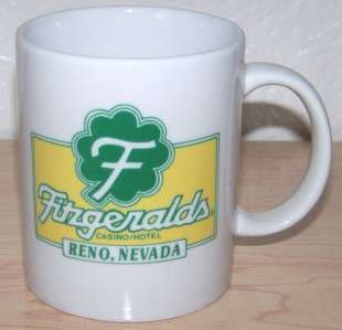 Fitzgeralds Hotel & Casino Coffee Cup Mug Reno Nevada  
