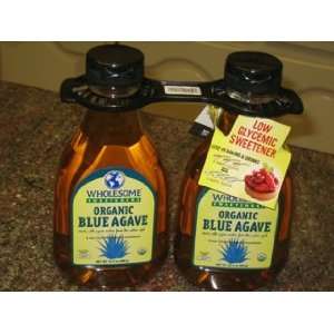 Wholesome Sweeteners Organic Blue Agave, 23.5 ounce Bottles (Pack of 2 