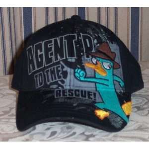 PHINEAS & FERB Agent P To The Rescue Print Felt Embroidered Baseball 