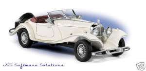 Franklin Mint 1935 Mercedes Benz 500k Roadster B11E353  