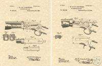 Browning US PATENT of WINCHESTER 1890 Rimfire RIFLE gun  