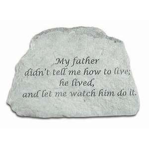 My Father Didnt Tell Me   Memorial Stone   